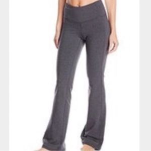 Lucy Perfect Core Yoga Pants Women’s Heather Charcoal Grey L $98 Powermax Flare